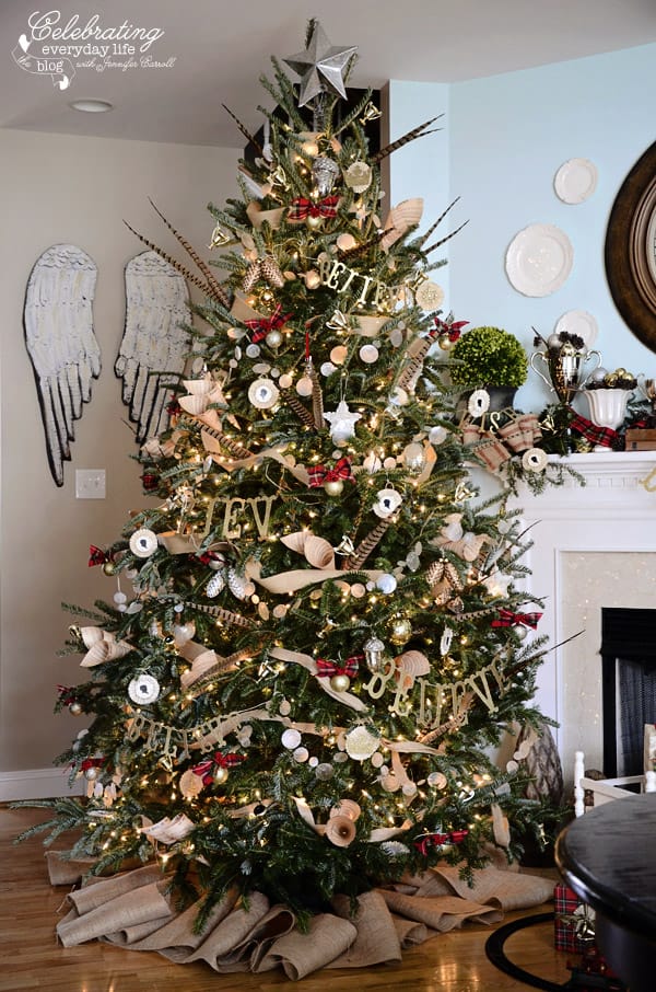 Country on sale christmas tree