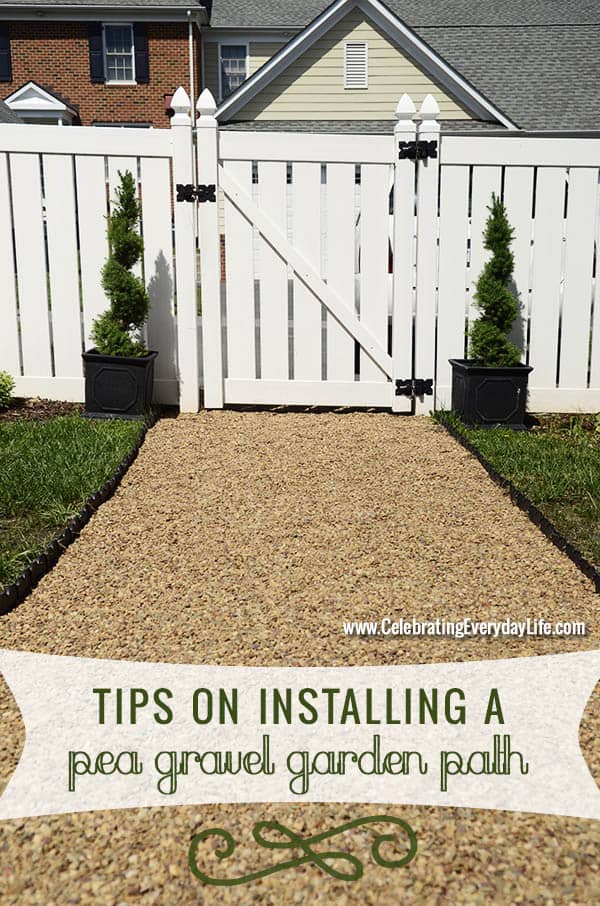 Diy Pea Gravel Path, How To Build A Garden Path With Gravel